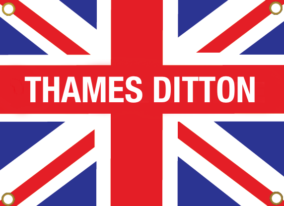 VE Day - Flags fly in the High St